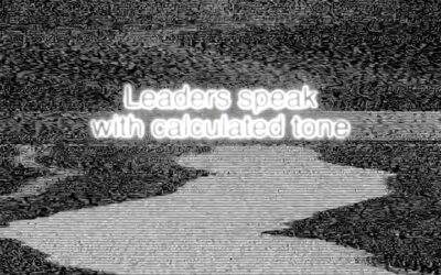 “Leaders speak with calculated tone / Promises f…