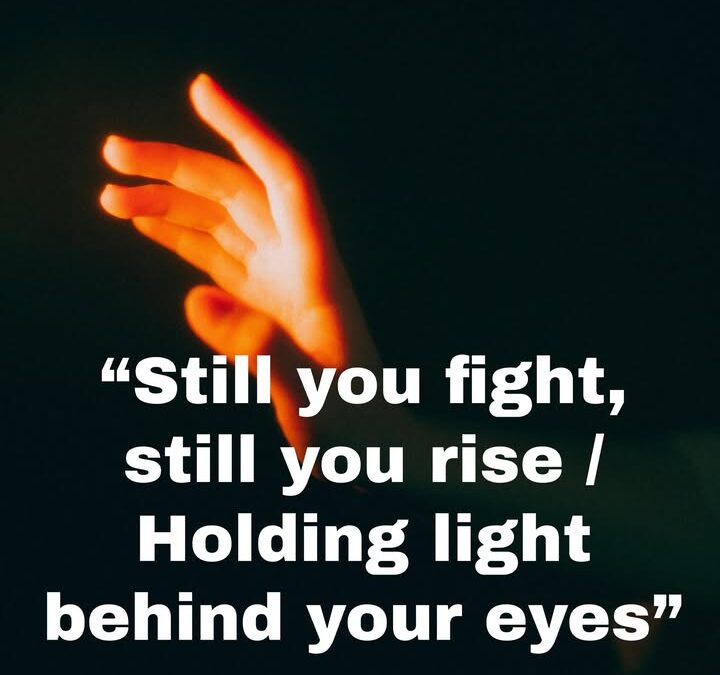 Even in the darkest night, resilience shines.

Tag…